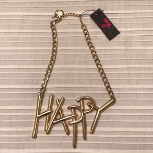 Betsy Johnson Trolls Happy Necklace